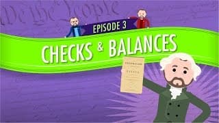 Separation of Powers and Checks and Balances