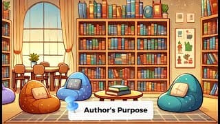 Author's Purpose Persuade, Inform, Entertain