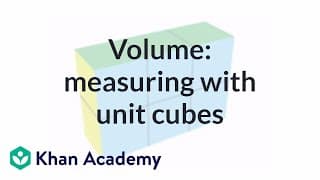 Finding Volume with Cubes