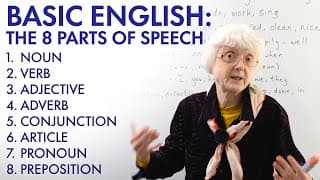 Exploring Parts of Speech