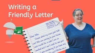 Writing Friendly Letters