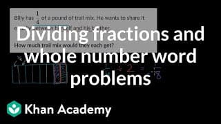 Dividing Fractions in Word Problems