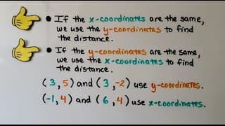 Finding Distance on the Coordinate Plane