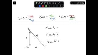 Labeling Right Triangle Sides