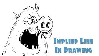 Guiding Eyes with Implied Lines