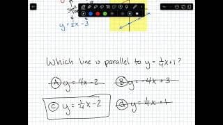 Slopes of Parallel and Perpendicular Lines
