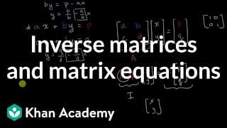Finding the Inverse of a Matrix