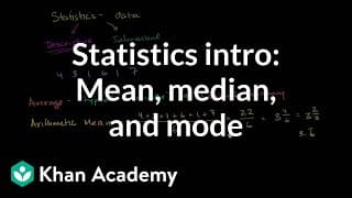 Finding Median and Mode