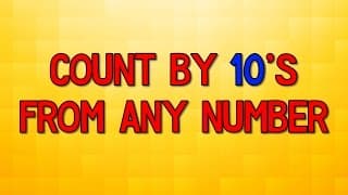 Skip Counting by 10s Up and Down