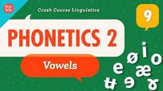 Hearing Vowel Sounds