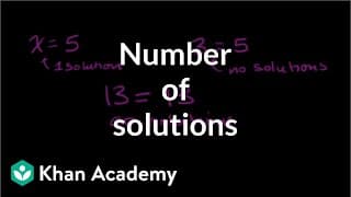Solving Linear Equations