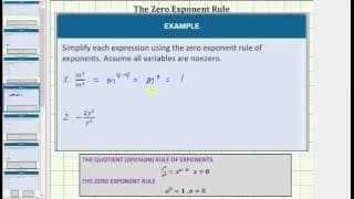Exploring Zero Exponents