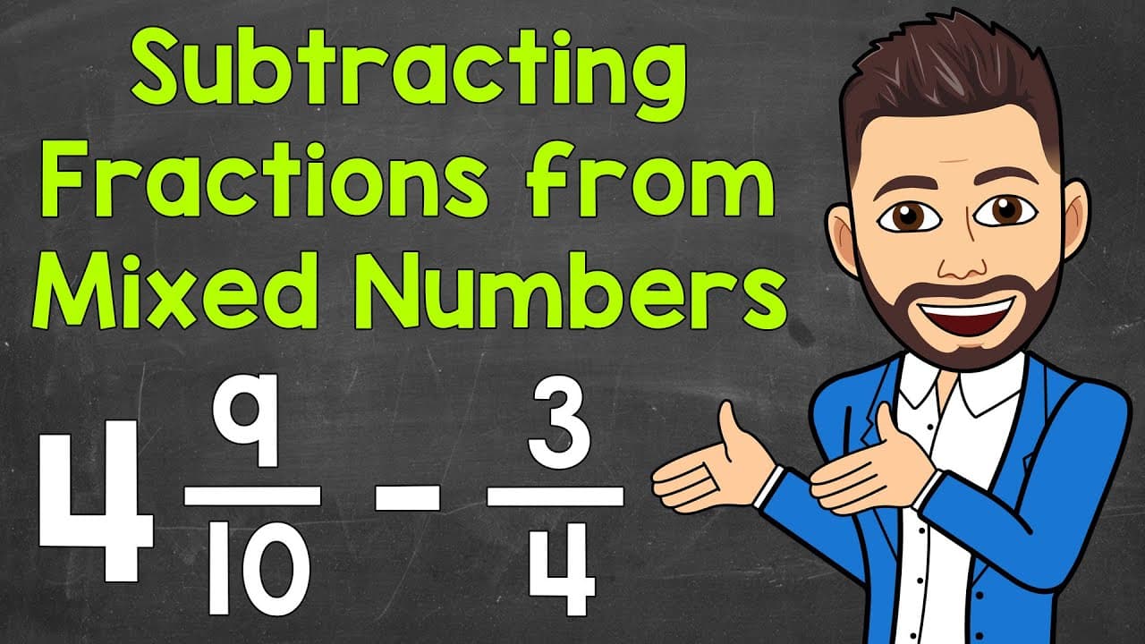 Subtracting Mixed Numbers with Unlike Denominators