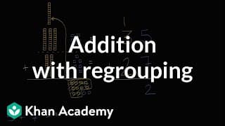 Adding Two-Digit Numbers With Regrouping