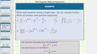 Rules of Exponents